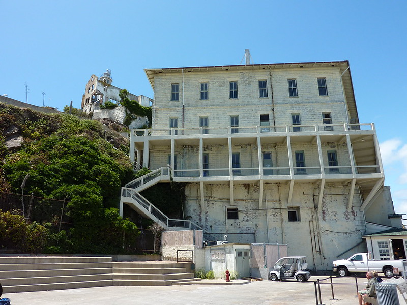 Dock Area of Alcatraz Prison