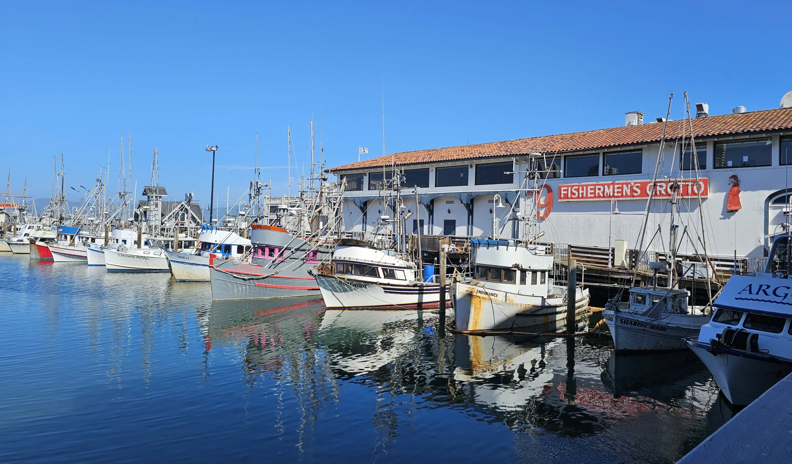 Fisherman's Wharf Tour With Alcatraz Island on a sunny day